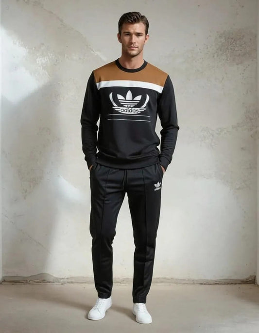 Product Name: 2 Pcs Men's Polyester Printed Track Suit